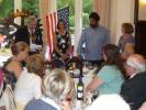 Anne and Ravinder with President Nigel Shock and Rotarian Jenny Flower